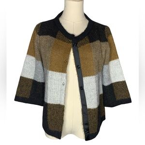 Skovhuus Mohair Blend Snap Front Sweater